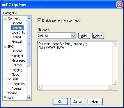 mIRC Options